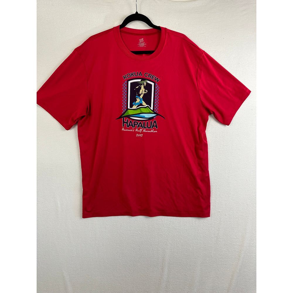 Kokua Crew Hapalua T- Shirt Men's Extra Large‎ Short Sleeve Dri Fit